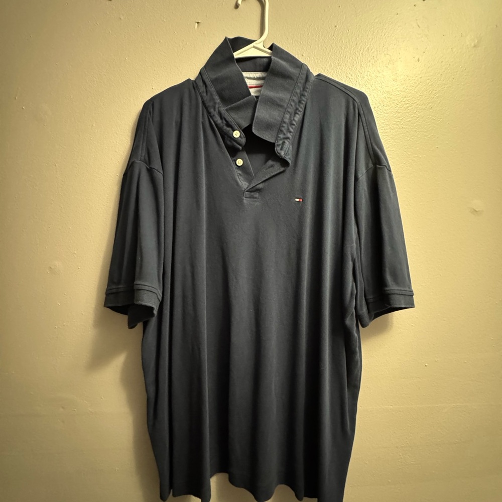 Tommy Hilfiger Dark Blue Polo Shirt